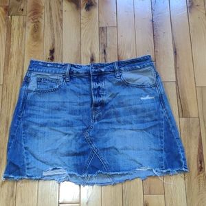 American eagle jean skirt